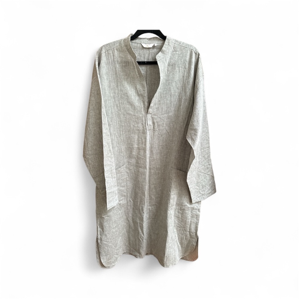 Frette Grey Linen Tunic